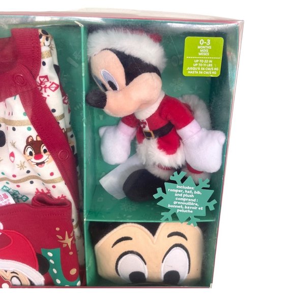 Disney Store Mickey Mouse and Friends Baby Holiday Gift Set 0-3M - Picture 4 of 9